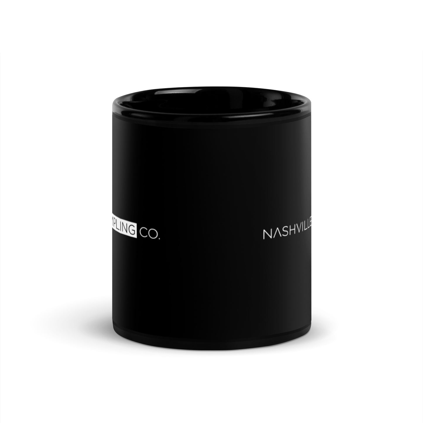 Nashville Sampling Co Black Glossy Mug