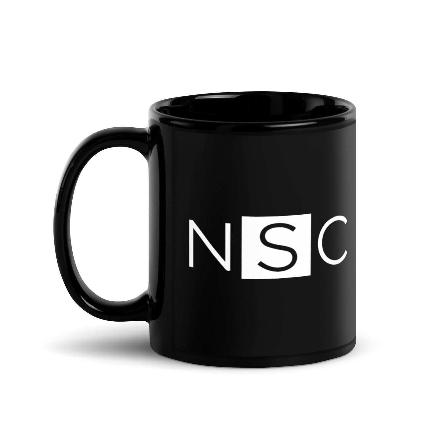 Nashville Sampling Co (NSC) Black Glossy Mug