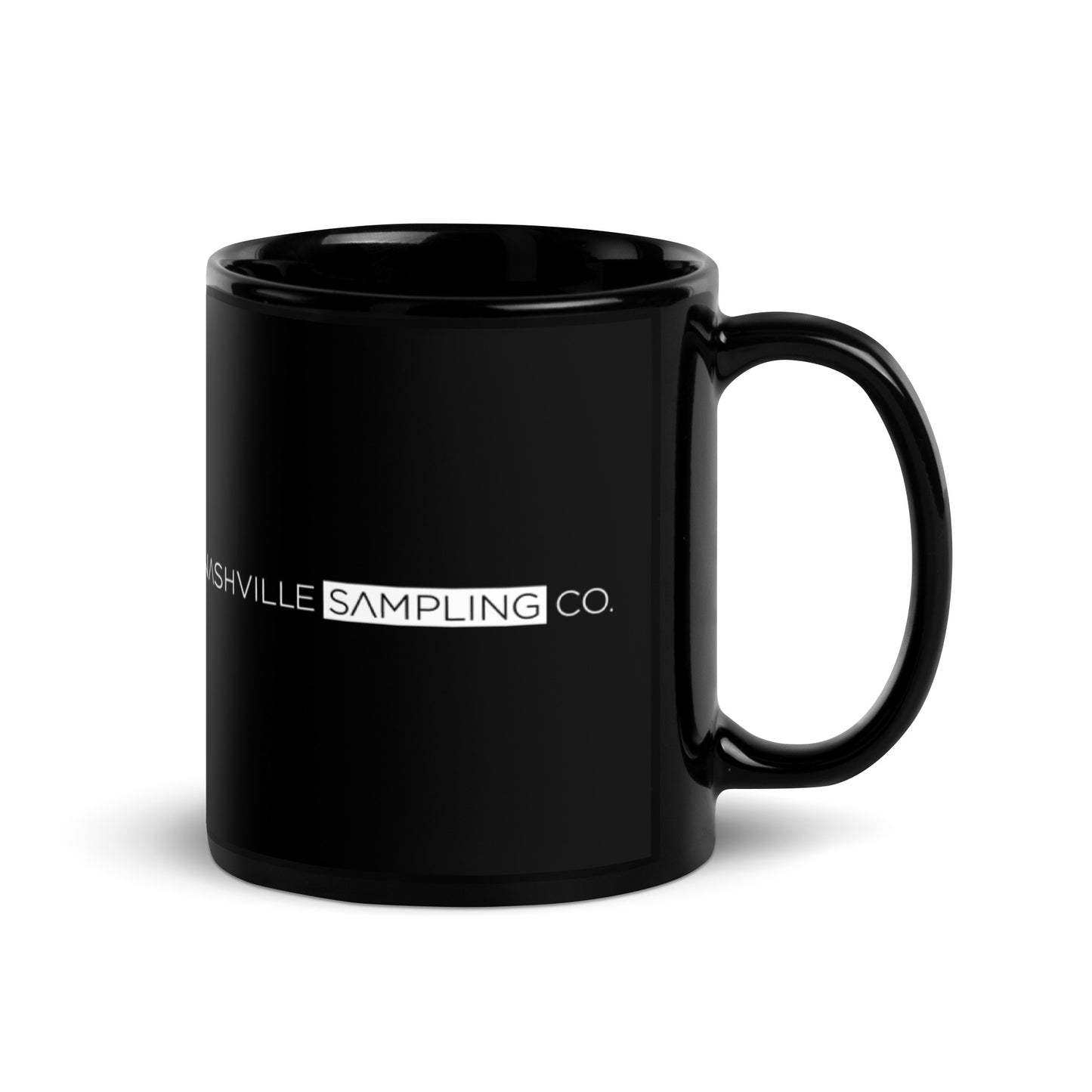 Nashville Sampling Co Black Glossy Mug