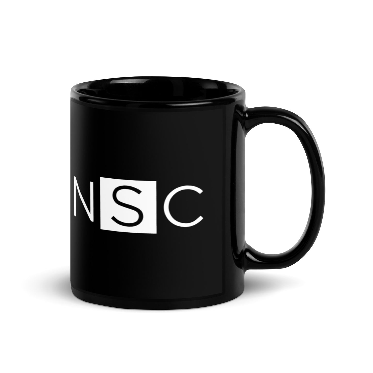 Nashville Sampling Co (NSC) Black Glossy Mug