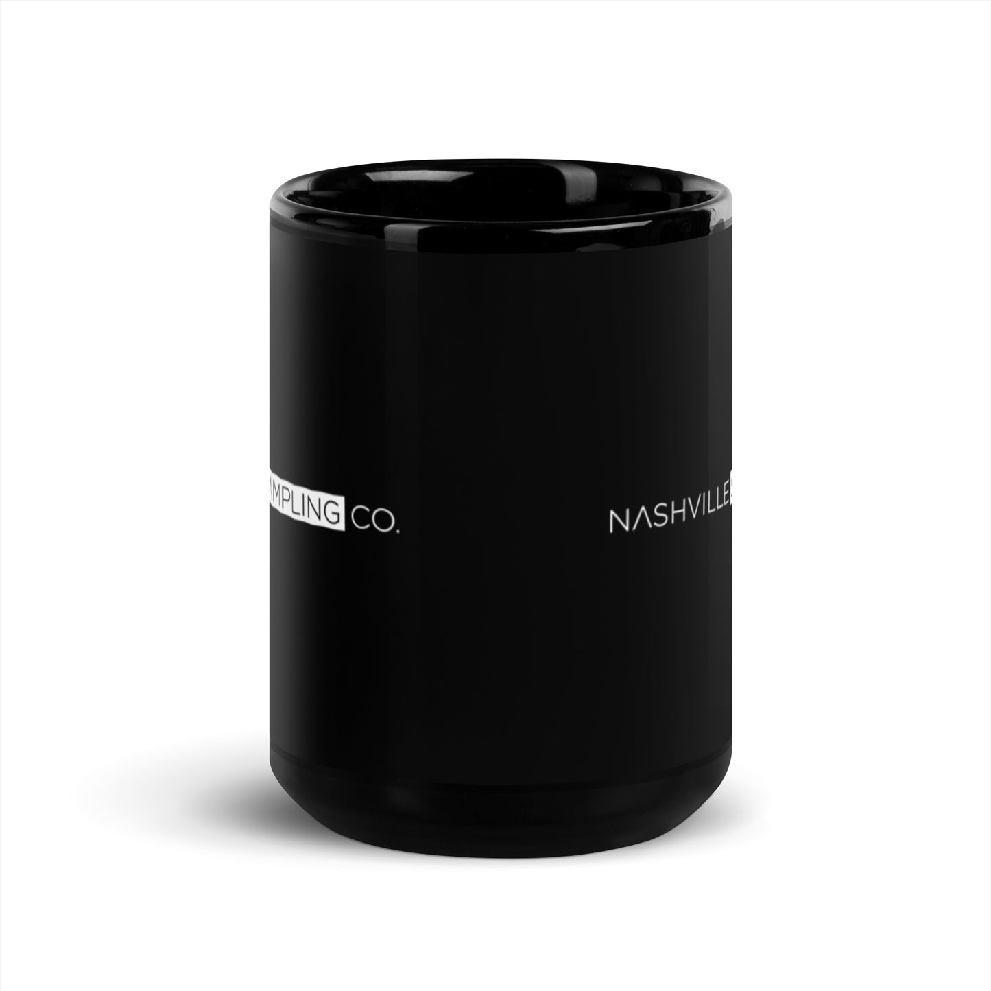 Nashville Sampling Co Black Glossy Mug