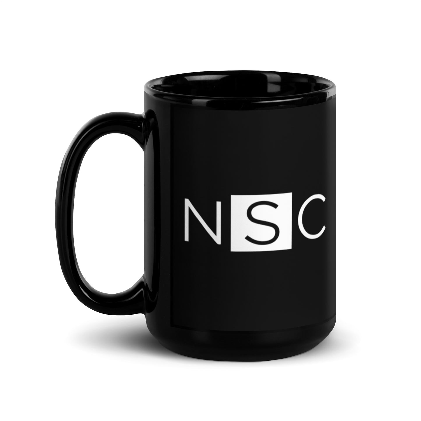 Nashville Sampling Co (NSC) Black Glossy Mug