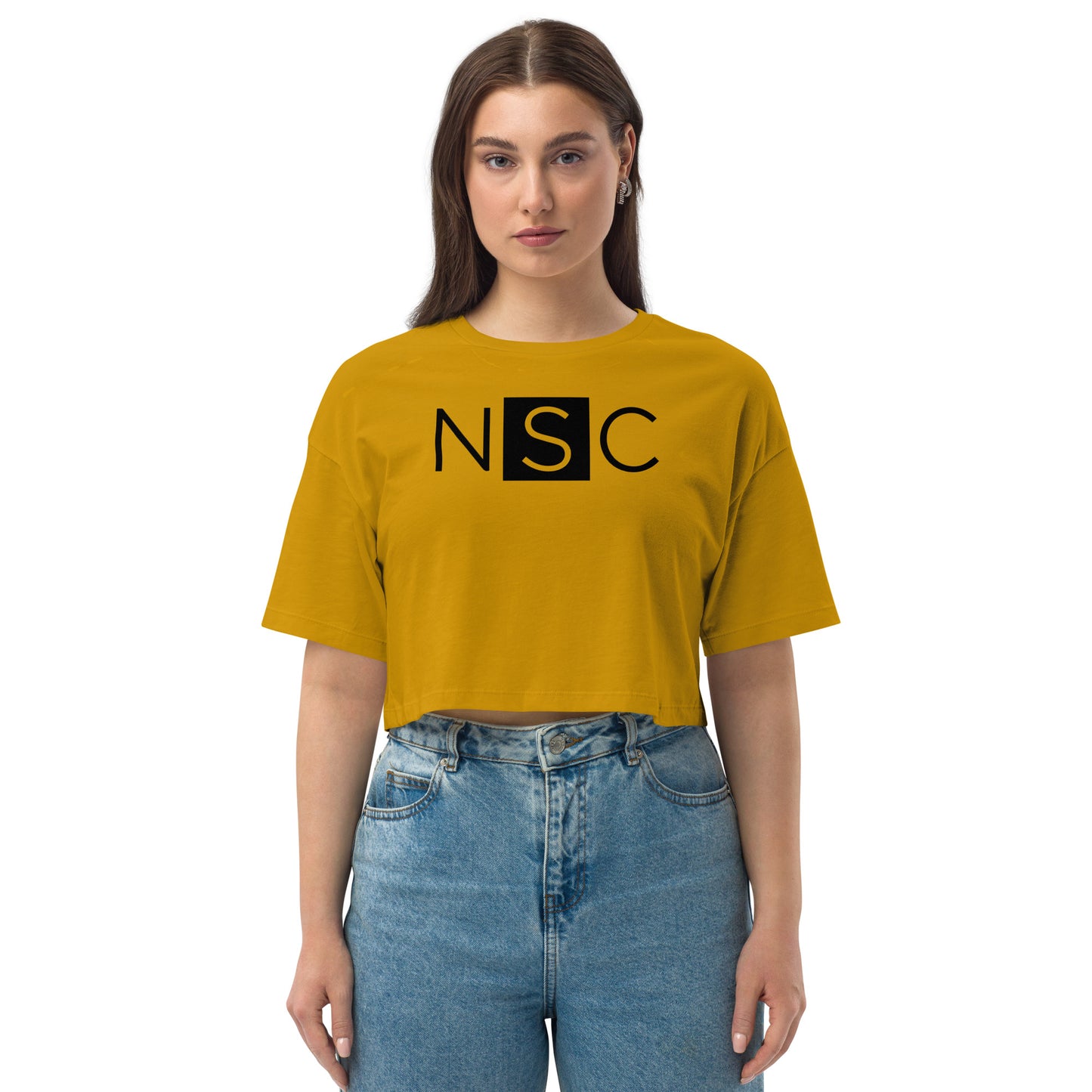 Nashville Sampling Co (NSC) Loose Drop Shoulder Crop Top