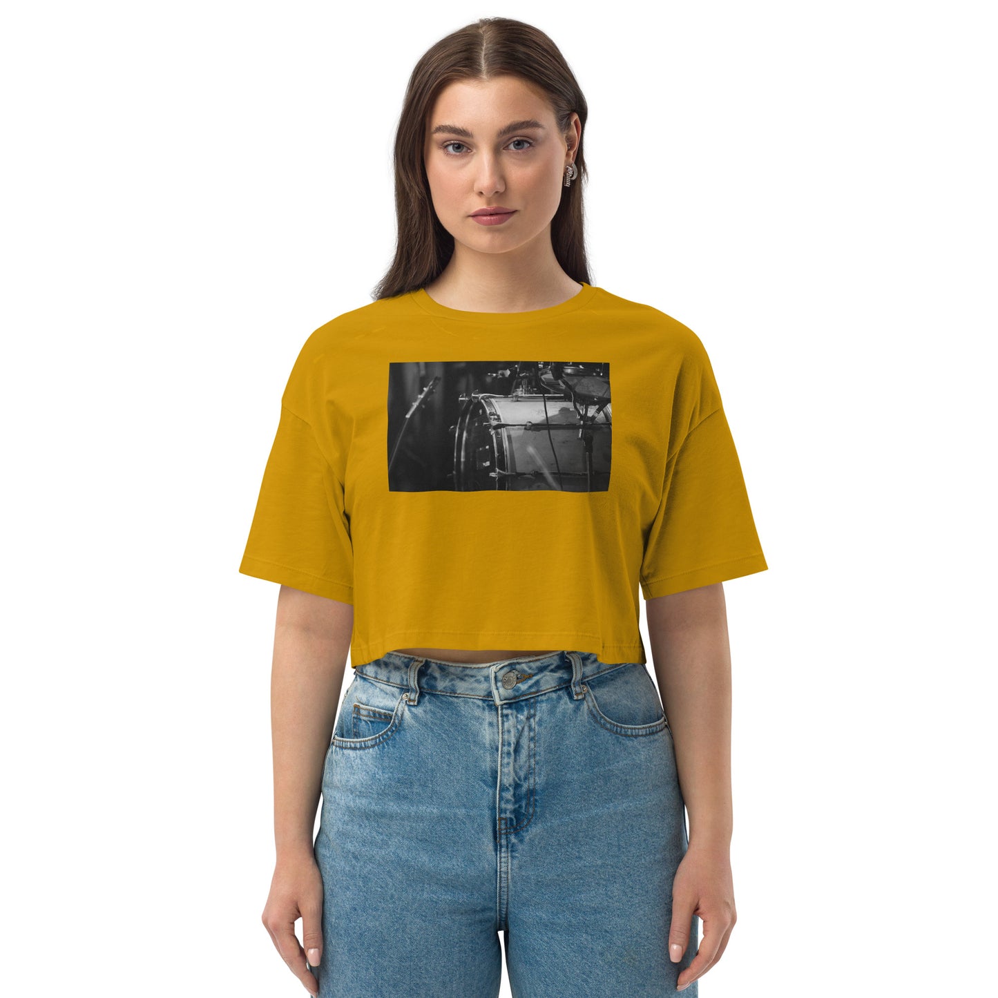 Nashville Sampling Co (NSC) Loose Drop Shoulder Crop Top