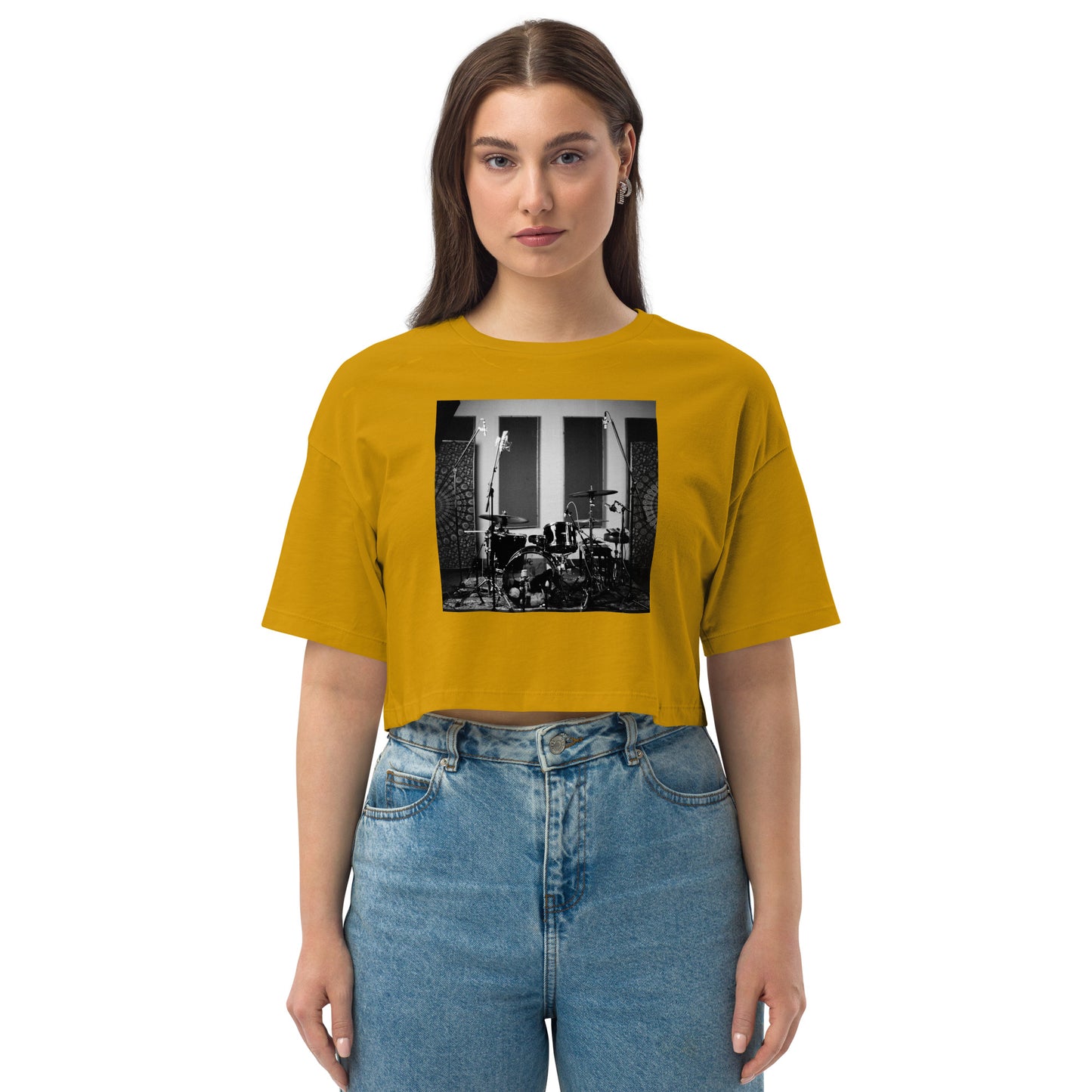 Nashville Sampling Co (NSC) Loose Drop Shoulder Crop Top