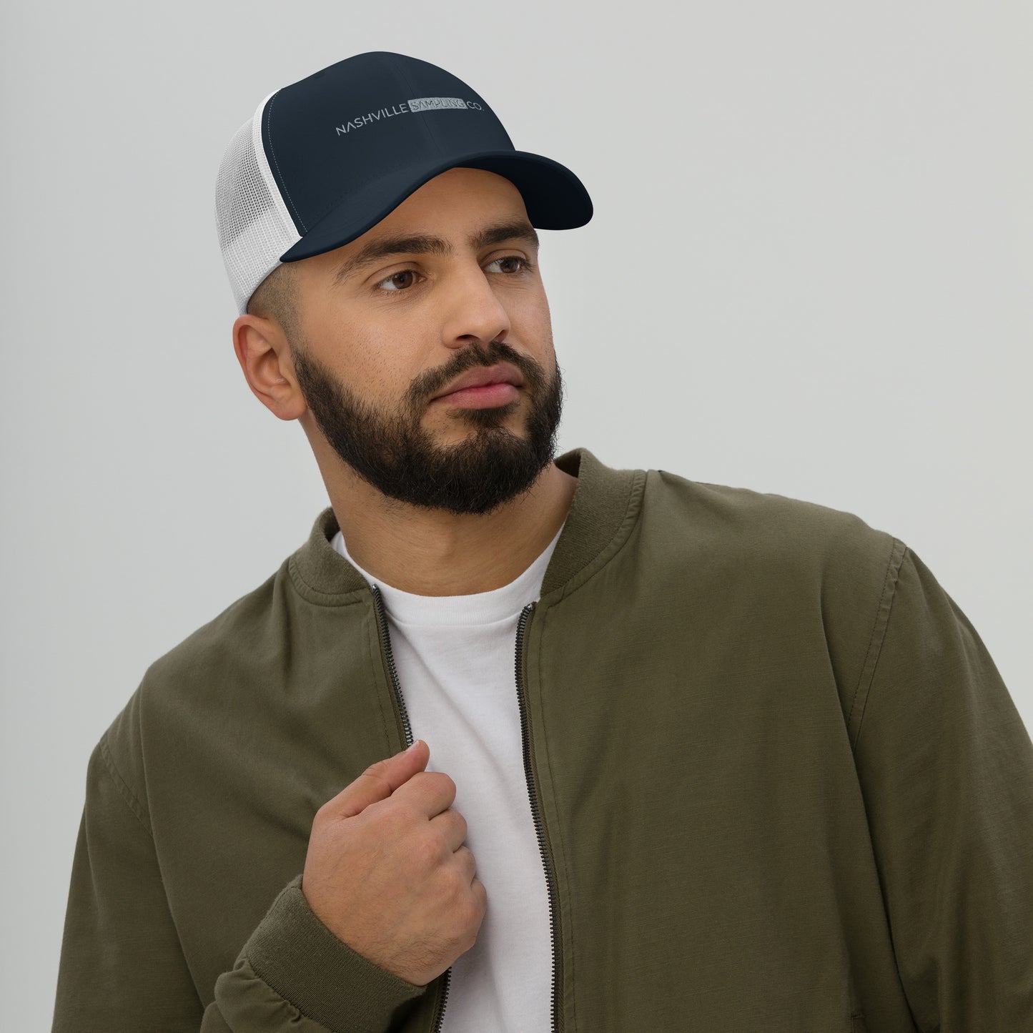 Nashville Sampling Co Embroidered Trucker Cap