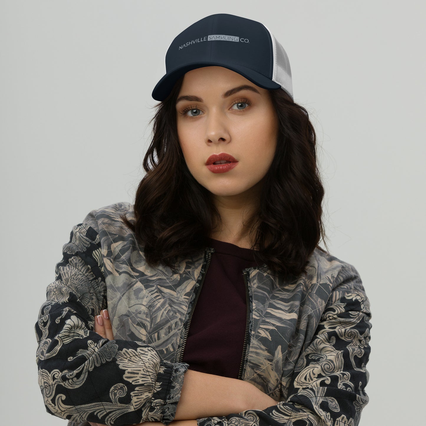 Nashville Sampling Co Embroidered Trucker Cap
