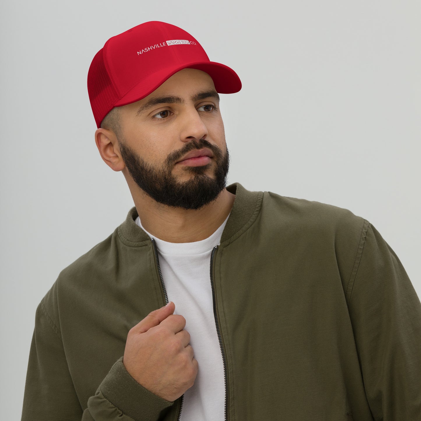 Nashville Sampling Co Embroidered Trucker Cap