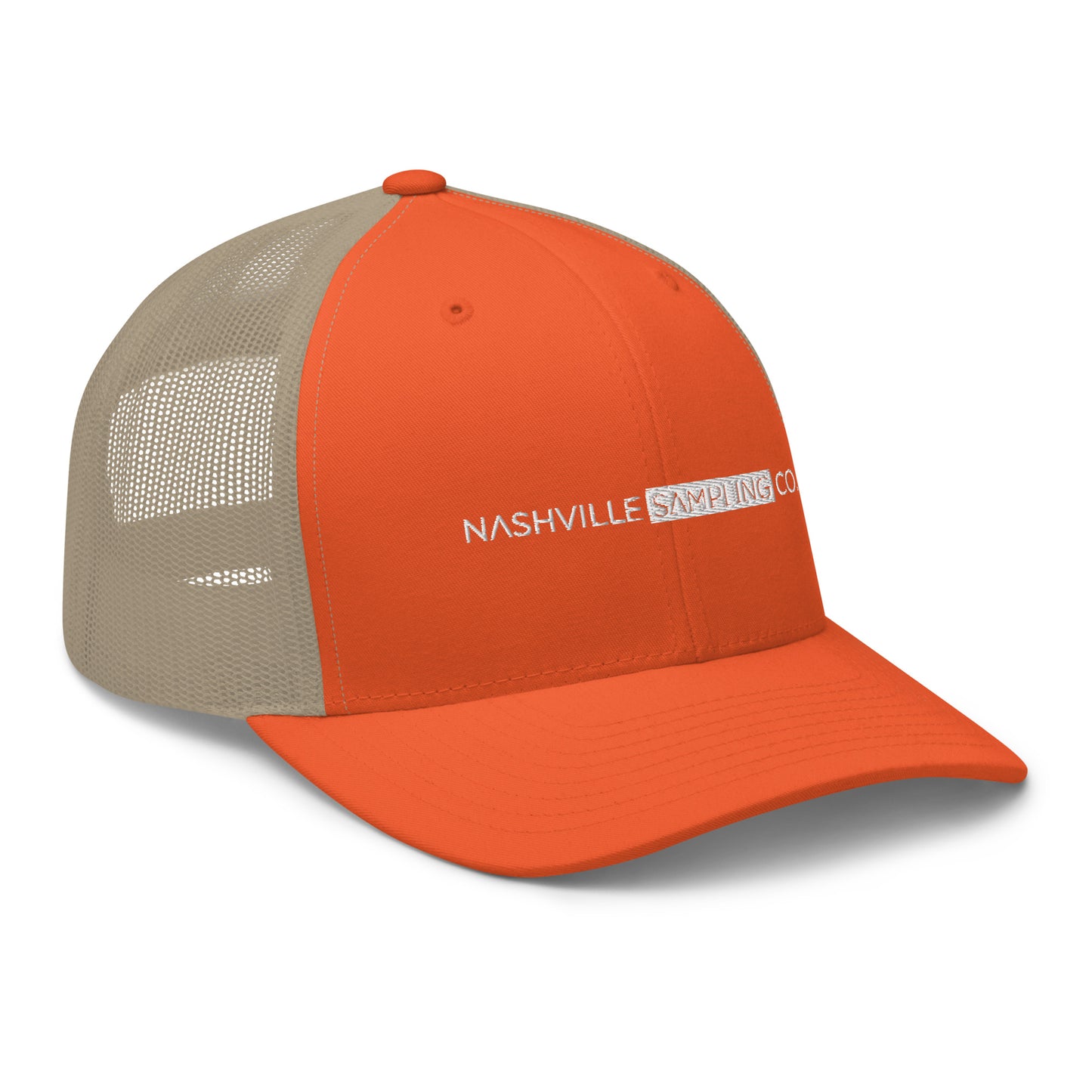 Nashville Sampling Co Embroidered Trucker Cap