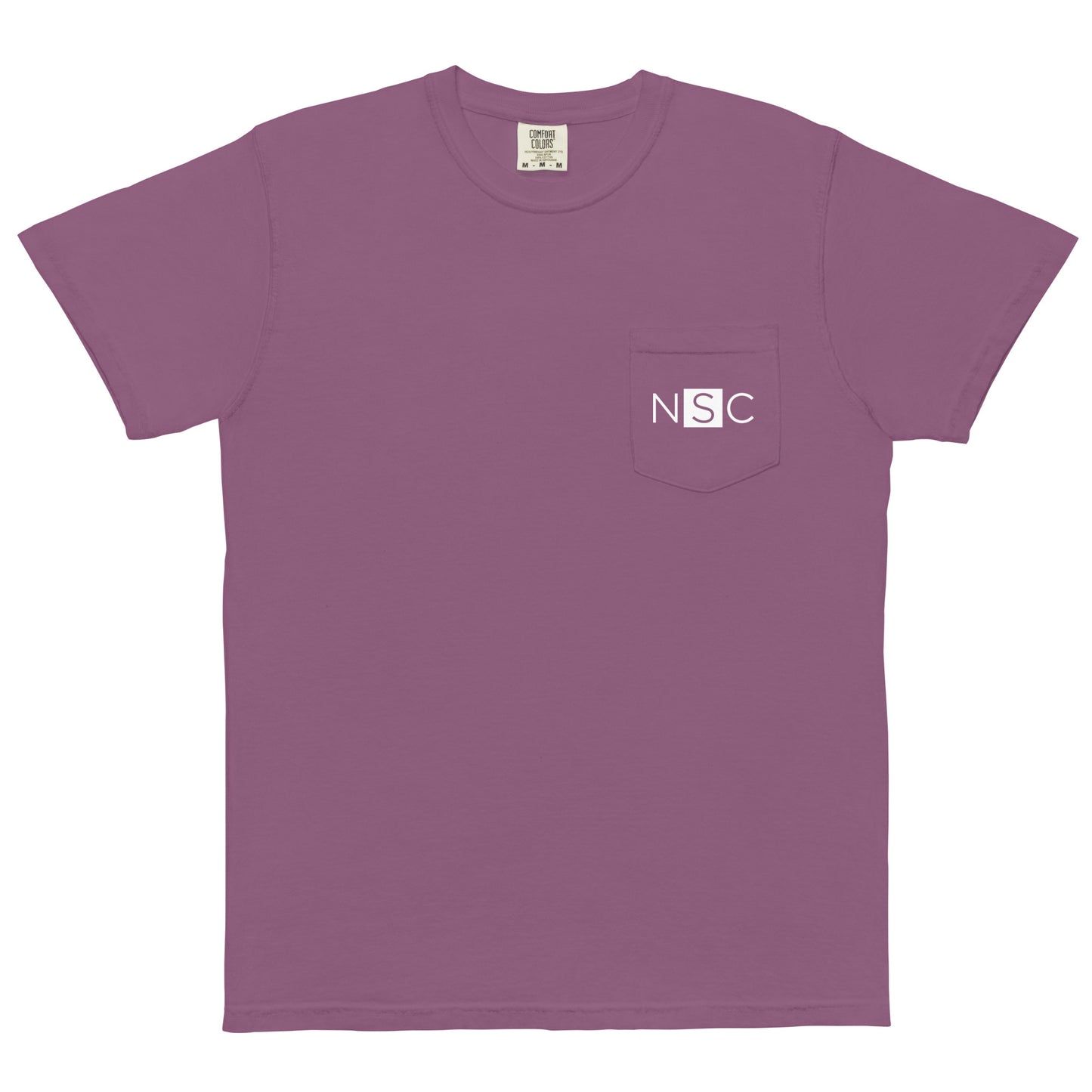 Nashville Sampling Co (NSC) Embroidered Unisex Garment-Dyed Pocket T-Shirt