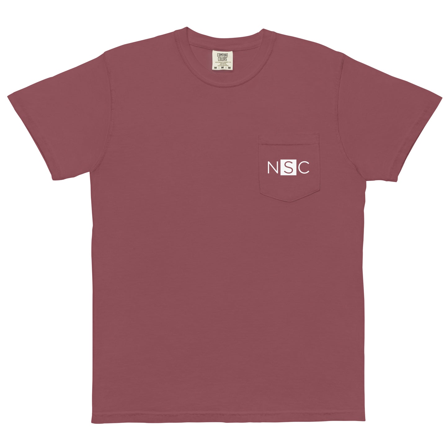Nashville Sampling Co (NSC) Embroidered Unisex Garment-Dyed Pocket T-Shirt