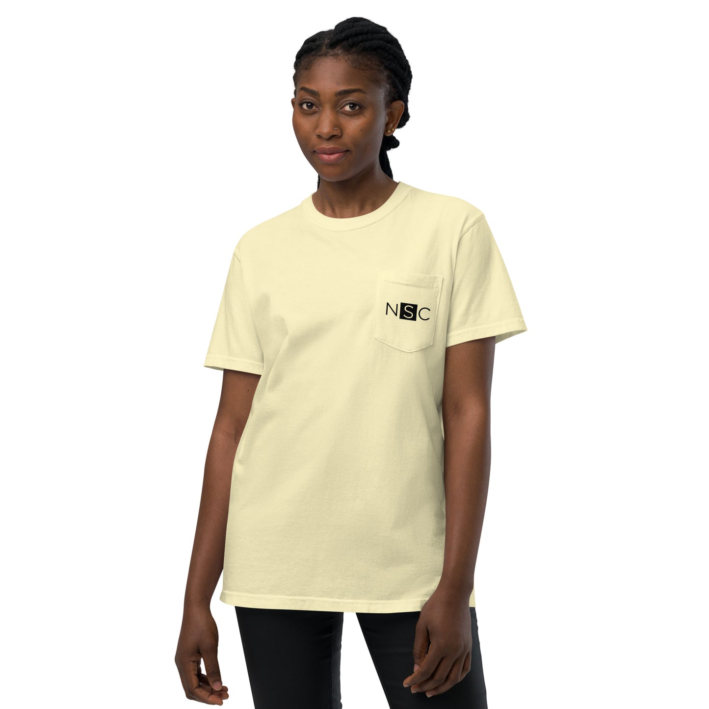 Nashville Sampling Co (NSC) Embroidered Unisex Garment-Dyed Pocket T-Shirt