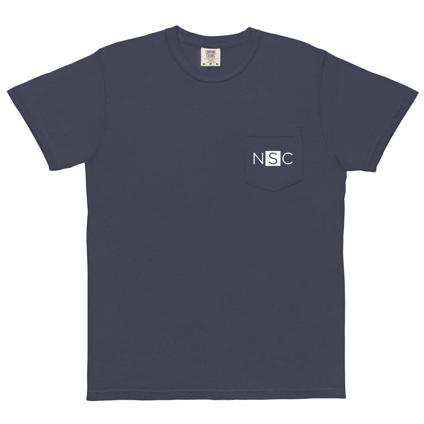 Nashville Sampling Co (NSC) Embroidered Unisex Garment-Dyed Pocket T-Shirt