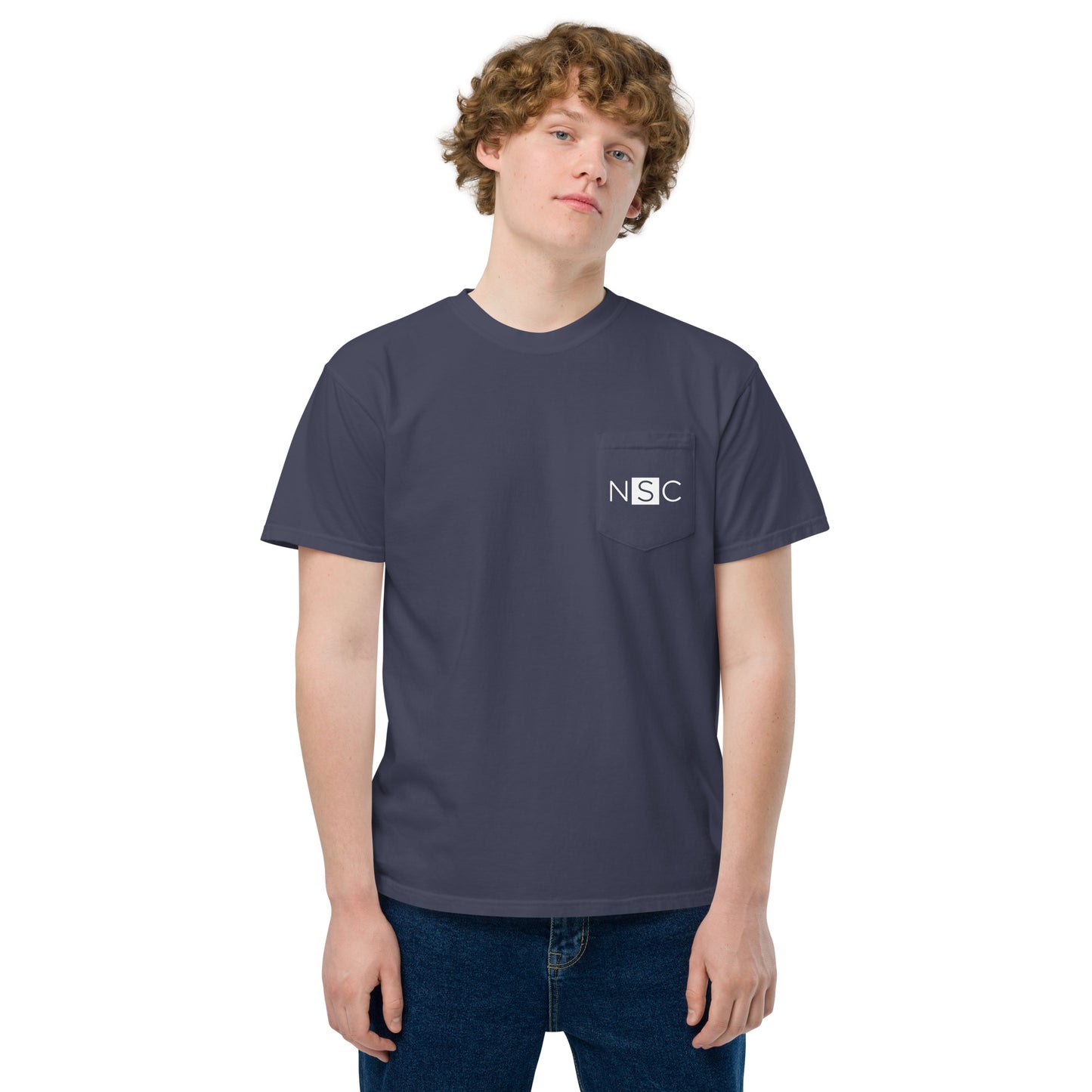 Nashville Sampling Co (NSC) Embroidered Unisex Garment-Dyed Pocket T-Shirt