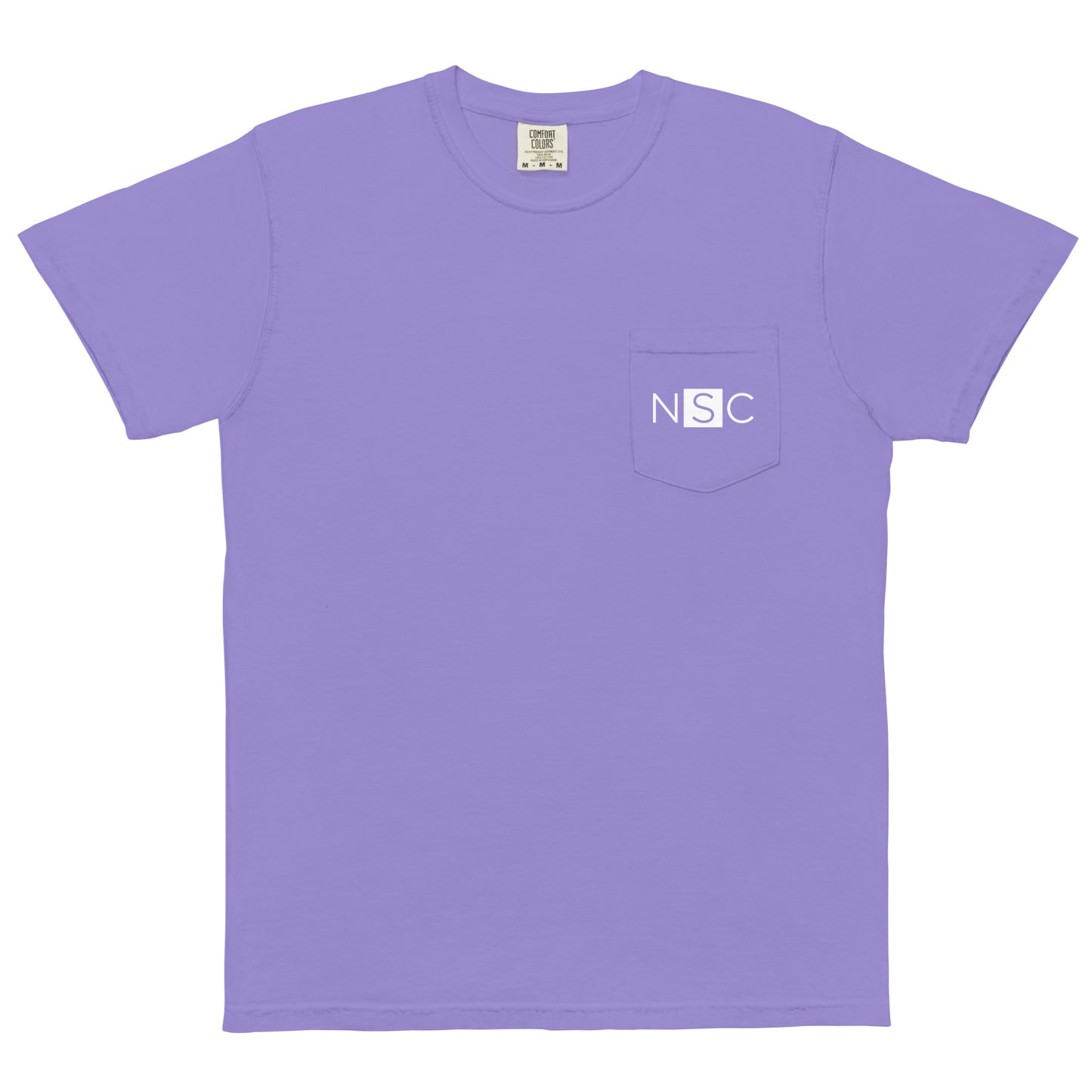 Nashville Sampling Co (NSC) Embroidered Unisex Garment-Dyed Pocket T-Shirt