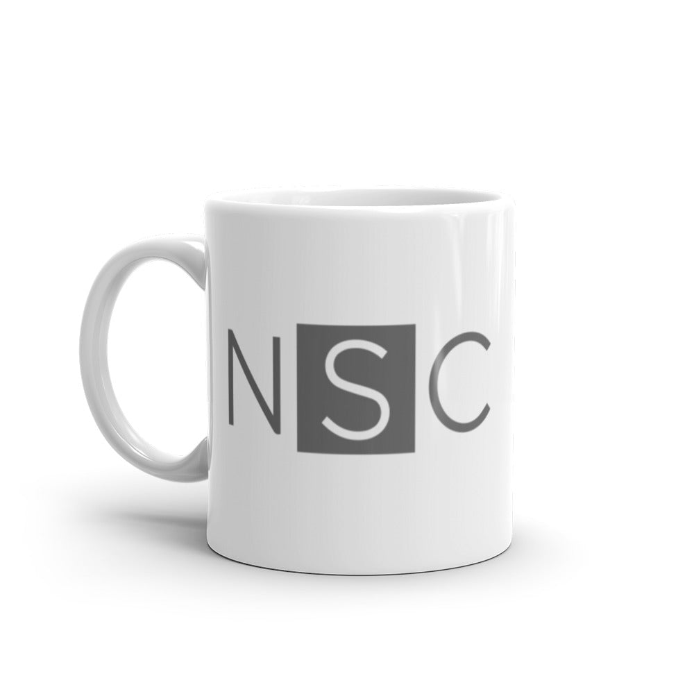 Nashville Sampling Co (NSC) White Glossy Mug