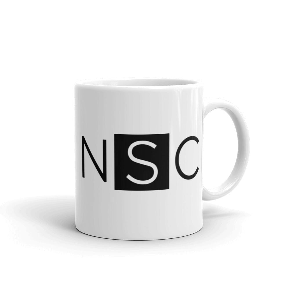 Nashville Sampling Co (NSC) White Glossy Mug