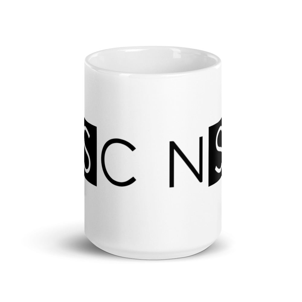 Nashville Sampling Co (NSC) White Glossy Mug