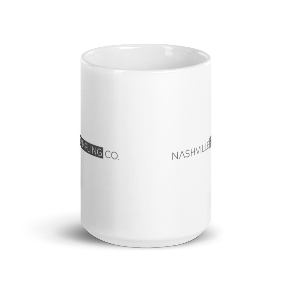 Nashville Sampling Co White Glossy Mug