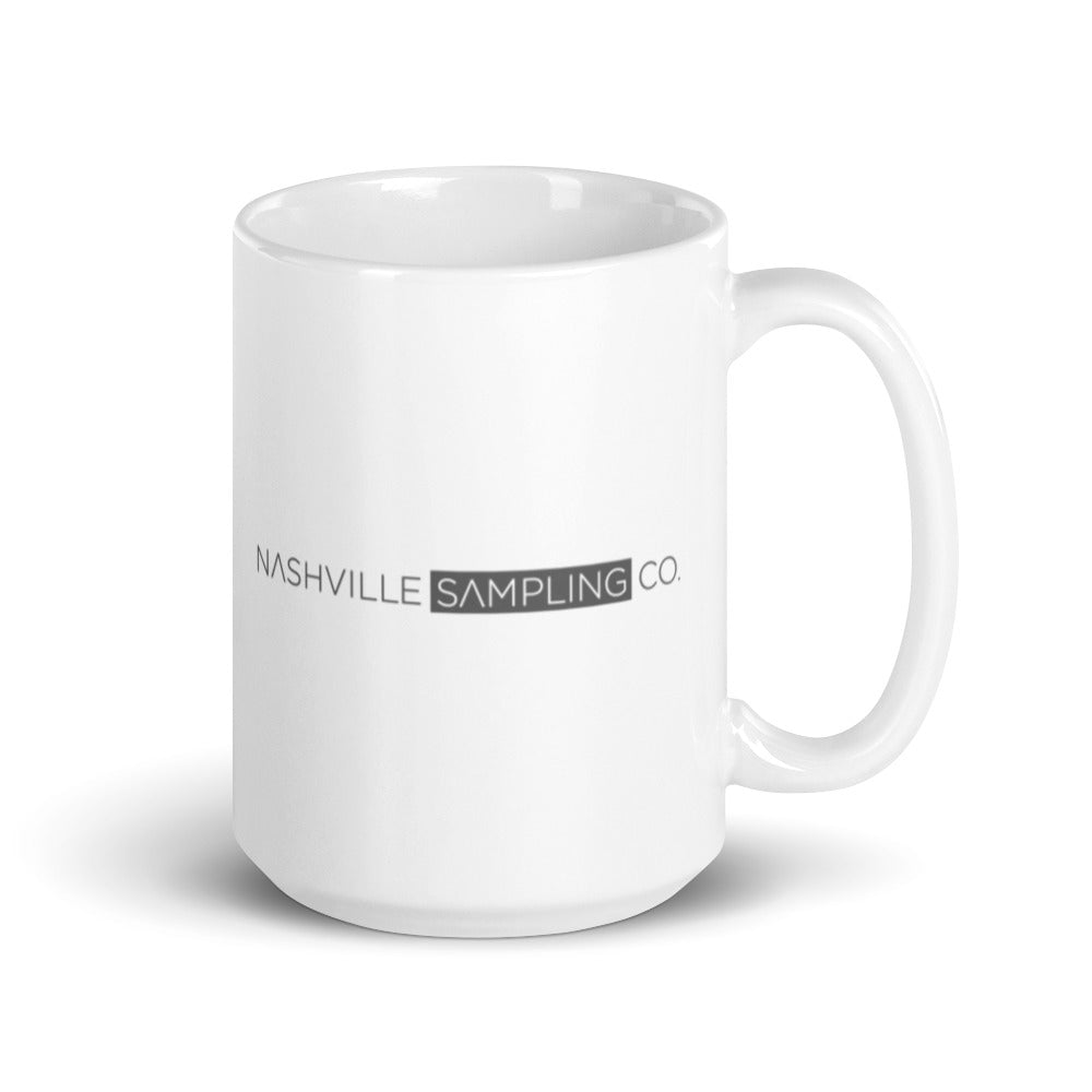 Nashville Sampling Co White Glossy Mug