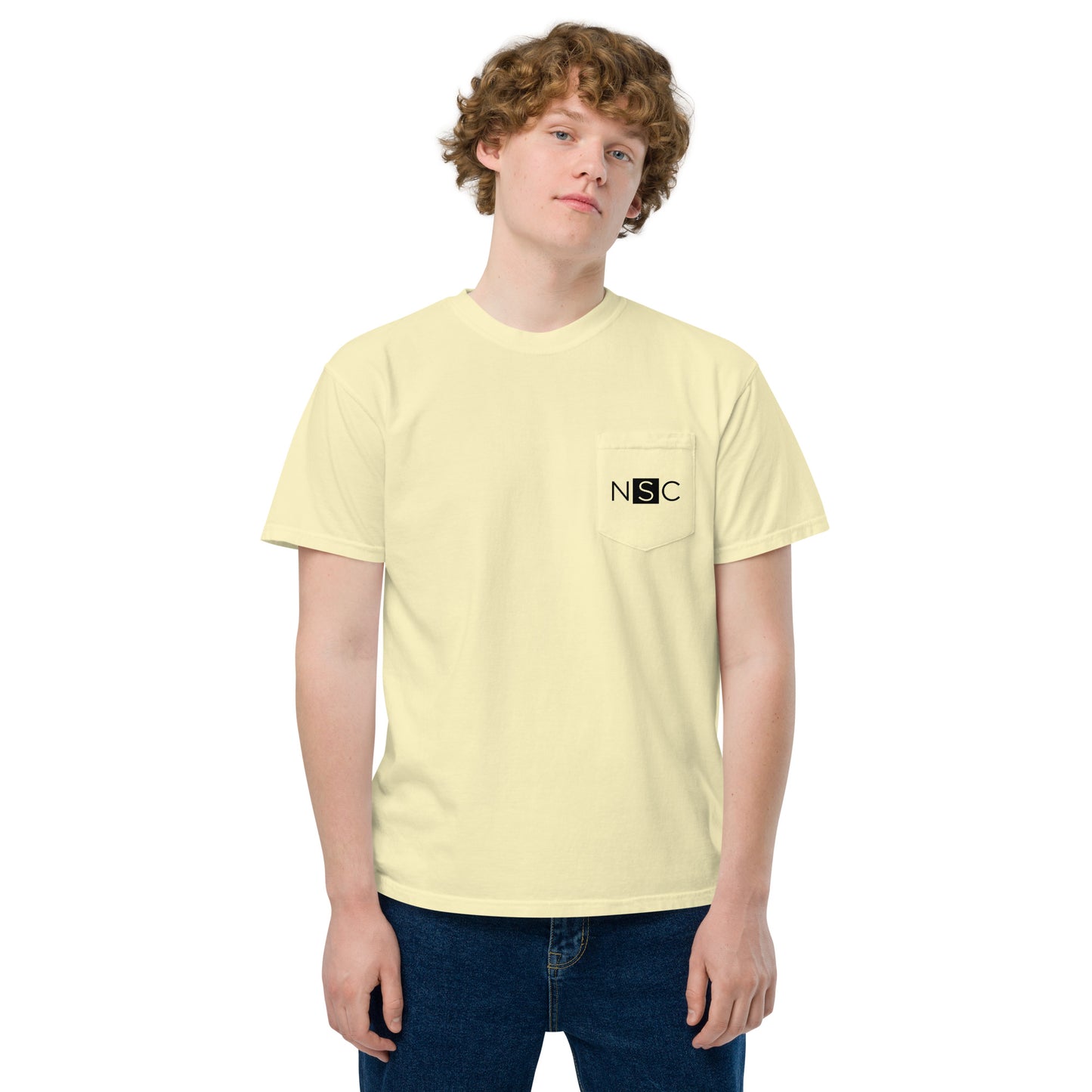 Nashville Sampling Co (NSC) Embroidered Unisex Garment-Dyed Pocket T-Shirt