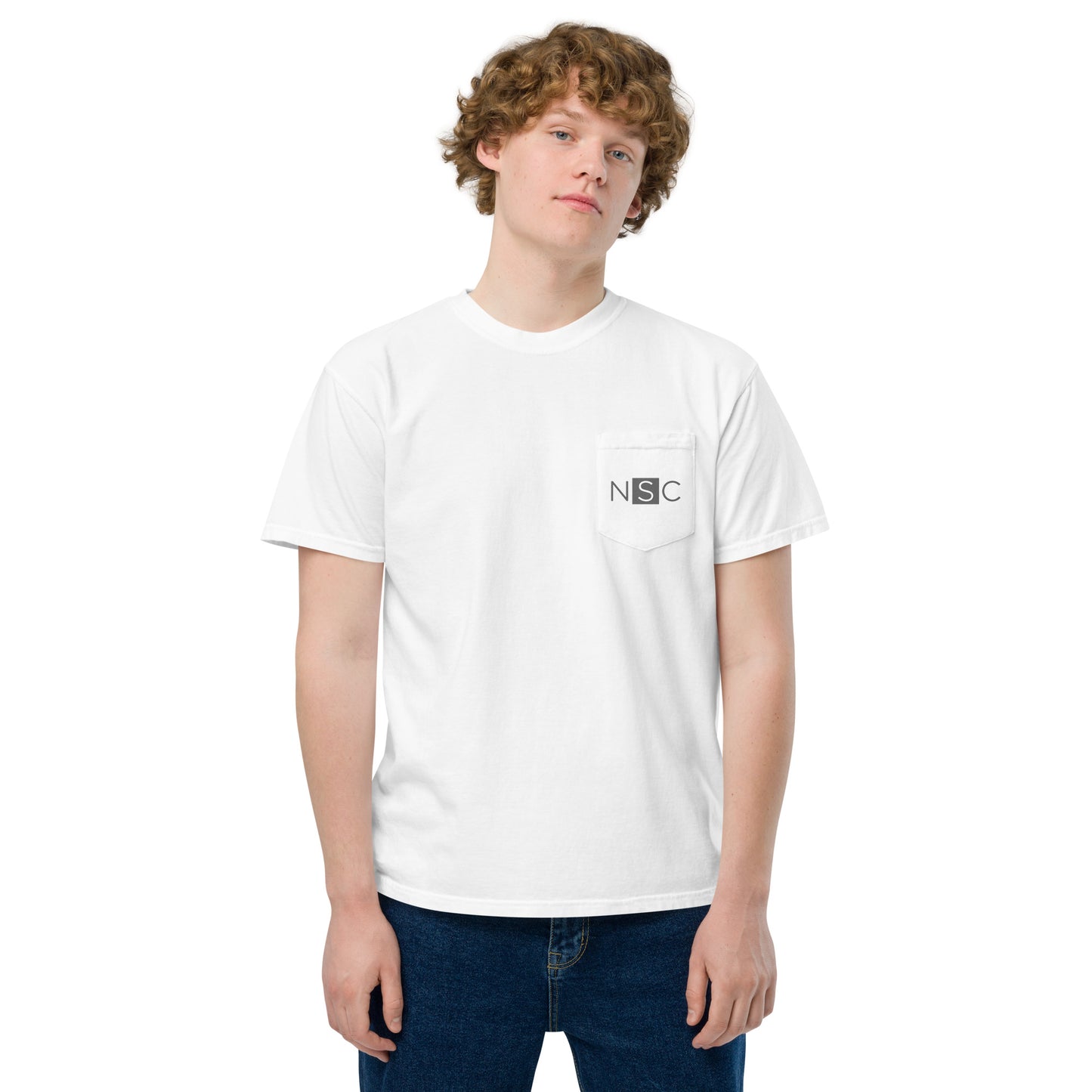Nashville Sampling Co (NSC) Embroidered Unisex Garment-Dyed Pocket T-Shirt