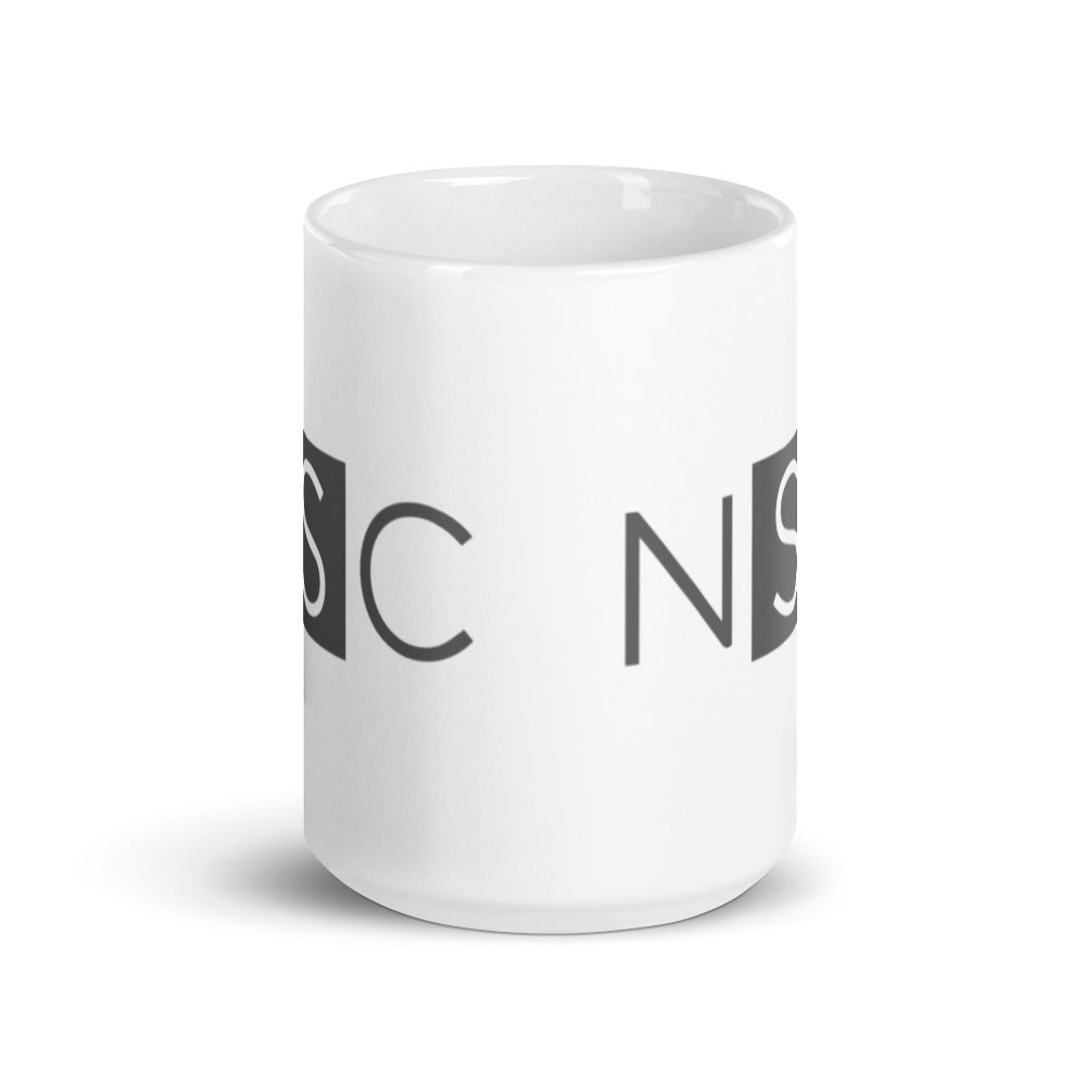 Nashville Sampling Co (NSC) White Glossy Mug