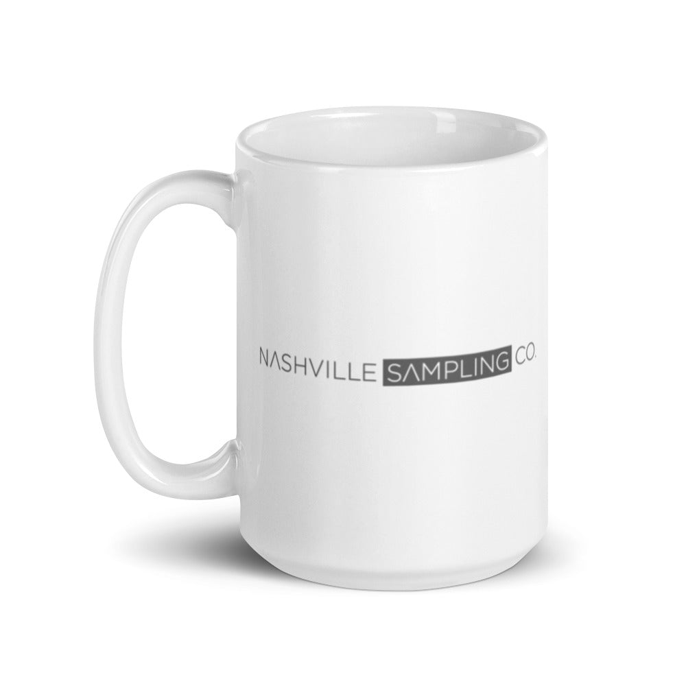 Nashville Sampling Co White Glossy Mug